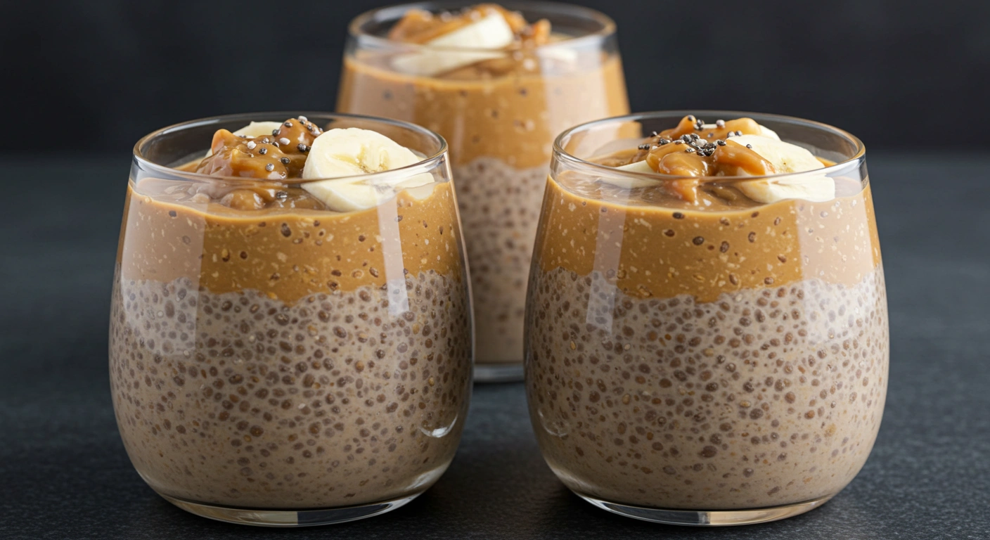 Peanut Butter Banana Chia Pudding - secondary view